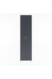 Arges Dolap 4 Raflı 2 Kapaklı 60x30x243 Antrasit-Antrasit