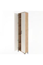 Arges Dolap 4 Raflı 2 Kapaklı 60x30x243 Çam-Aytaşı
