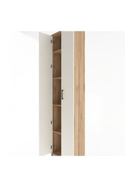 Arges Dolap 4 Raflı 2 Kapaklı 60x30x243 Çam-Aytaşı