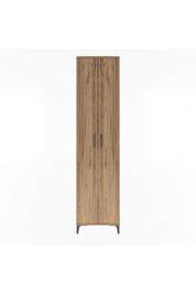 Arges Dolap 4 Raflı 2 Kapaklı 60x30x243 Çam-Çam