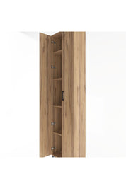 Arges Dolap 4 Raflı 2 Kapaklı 60x30x243 Çam-Çam