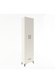 Arges Dolap 5 Raflı Tek Çekmeceli 2 Kapaklı 60x30x243 Aytaşı-Aytaşı