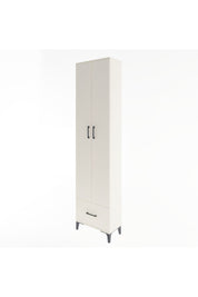 Arges Dolap 5 Raflı Tek Çekmeceli 2 Kapaklı 60x30x243 Aytaşı-Aytaşı