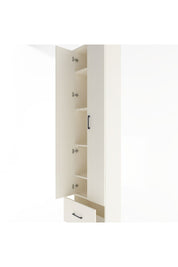 Arges Dolap 5 Raflı Tek Çekmeceli 2 Kapaklı 60x30x243 Aytaşı-Aytaşı