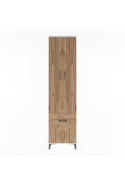 Arges Dolap 4 Raflı Tek Çekmeceli 4 Kapaklı 60x30x243 Aytaşı-Çam