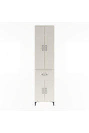 Arges Dolap 4 Raflı Tek Çekmeceli 4 Kapaklı 60x30x243 Aytaşı-Aytaşı