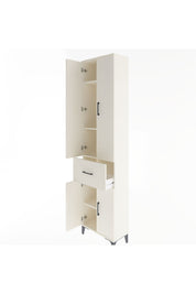 Arges Dolap 4 Raflı Tek Çekmeceli 4 Kapaklı 60x30x243 Aytaşı-Aytaşı