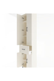 Arges Dolap 4 Raflı Tek Çekmeceli 4 Kapaklı 60x30x243 Aytaşı-Aytaşı