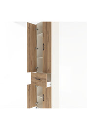 Arges Dolap 4 Raflı Tek Çekmeceli 4 Kapaklı 60x30x243 Aytaşı-Çam