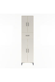 Arges Dolap 4 Raflı Tek Çekmeceli 4 Kapaklı 60x30x243 Aytaşı-Aytaşı
