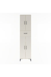 Arges Dolap 4 Raflı Tek Çekmeceli 4 Kapaklı 60x30x243 - S32M005V1A