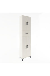 Arges Dolap 4 Raflı Tek Çekmeceli 4 Kapaklı 60x30x243 Aytaşı-Aytaşı