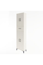 Arges Dolap 4 Raflı Tek Çekmeceli 4 Kapaklı 60x30x243 - S32M005V1A