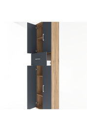 Arges Dolap 4 Raflı Tek Çekmeceli 4 Kapaklı 60x30x243 - S32M005V8A