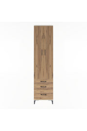 Arges Dolap 4 Raflı 3 Çekmeceli 2 Kapaklı 60x30x243 Aytaşı-Çam