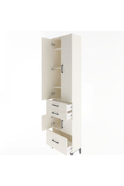 Arges Dolap 5 Raflı 3 Çekmeceli 4 Kapaklı 60x30x243 Aytaşı-Aytaşı