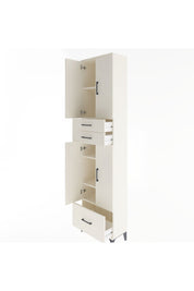 Arges Dolap 5 Raflı 3 Çekmeceli 4 Kapaklı 60x30x243 Aytaşı-Aytaşı