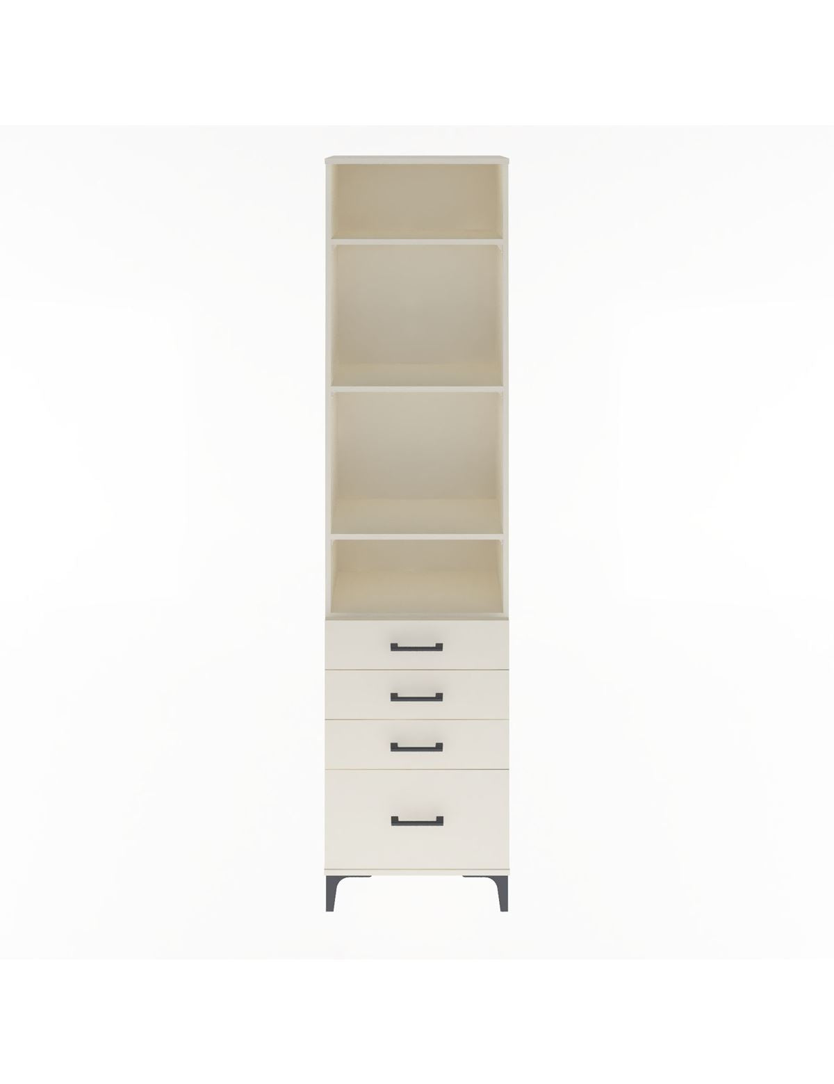 Arges Dolap 4 Raflı 4 Çekmeceli 60x30x243 Aytaşı-Aytaşı