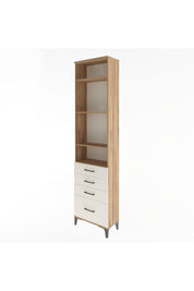 Arges Dolap 4 Raflı 4 Çekmeceli 60x30x243 Çam-Aytaşı