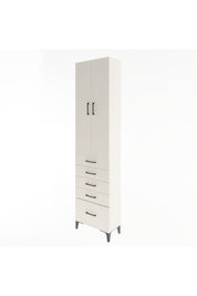 Arges Dolap 4 Raflı 5 Çekmeceli 2 Kapaklı 60x30x243 Aytaşı-Aytaşı