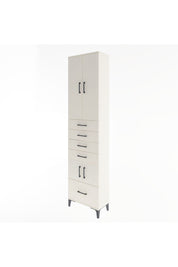 Arges Dolap 4 Raflı 5 Çekmeceli 4 Kapaklı 60x30x243 Aytaşı-Aytaşı