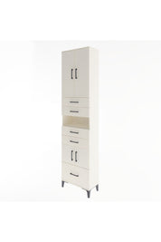 Arges Dolap 4 Raflı 5 Çekmeceli 4 Kapaklı 60x30x243 Aytaşı-Aytaşı