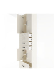 Arges Dolap 4 Raflı 5 Çekmeceli 4 Kapaklı 60x30x243 Aytaşı-Aytaşı