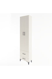 Arges Dolap 4 Raflı 2 Çekmeceli 2 Kapaklı 60x30x243 Aytaşı-Aytaşı