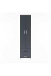 Arges Dolap 4 Raflı 2 Çekmeceli 2 Kapaklı 60x30x243 Aytaşı-Antrasit
