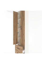 Arges Dolap 4 Raflı 2 Çekmeceli 2 Kapaklı 60x30x243 Aytaşı-Çam