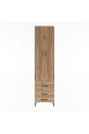 Arges Dolap 4 Raflı 3 Çekmeceli 2 Kapaklı 60x30x243 Aytaşı-Çam