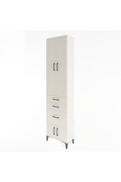 Arges Dolap 3 Raflı 3 Çekmeceli 4 Kapaklı 60x30x243 Aytaşı-Aytaşı