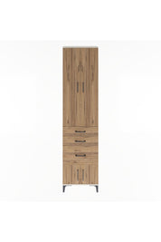 Arges Dolap 3 Raflı 3 Çekmeceli 4 Kapaklı 60x30x243 Aytaşı-Çam
