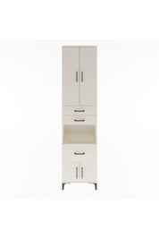 Arges Dolap 4 Raflı 3 Çekmeceli 2 Kapaklı 60x30x243 Aytaşı-Aytaşı