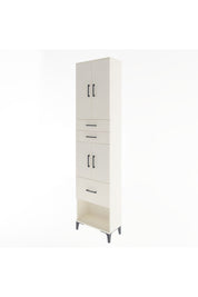 Arges Dolap 4 Raflı 3 Çekmeceli 4 Kapaklı 60x30x243 Aytaşı-Aytaşı