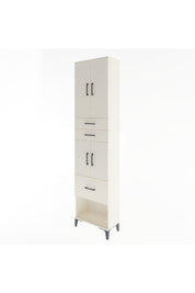 Arges Dolap 4 Raflı 3 Çekmeceli 4 Kapaklı 60x30x243 - S32M021V1A