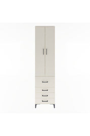 Arges Dolap 4 Raflı 4 Çekmeceli 2 Kapaklı 60x30x243 Aytaşı-Aytaşı