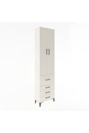 Arges Dolap 4 Raflı 4 Çekmeceli 2 Kapaklı 60x30x243 Aytaşı-Aytaşı