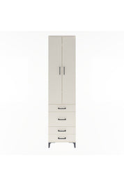 Arges Dolap 4 Raflı 4 Çekmeceli 2 Kapaklı 60x30x243 Aytaşı-Aytaşı