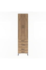 Arges Dolap 4 Raflı 4 Çekmeceli 2 Kapaklı 60x30x243 Aytaşı-Çam