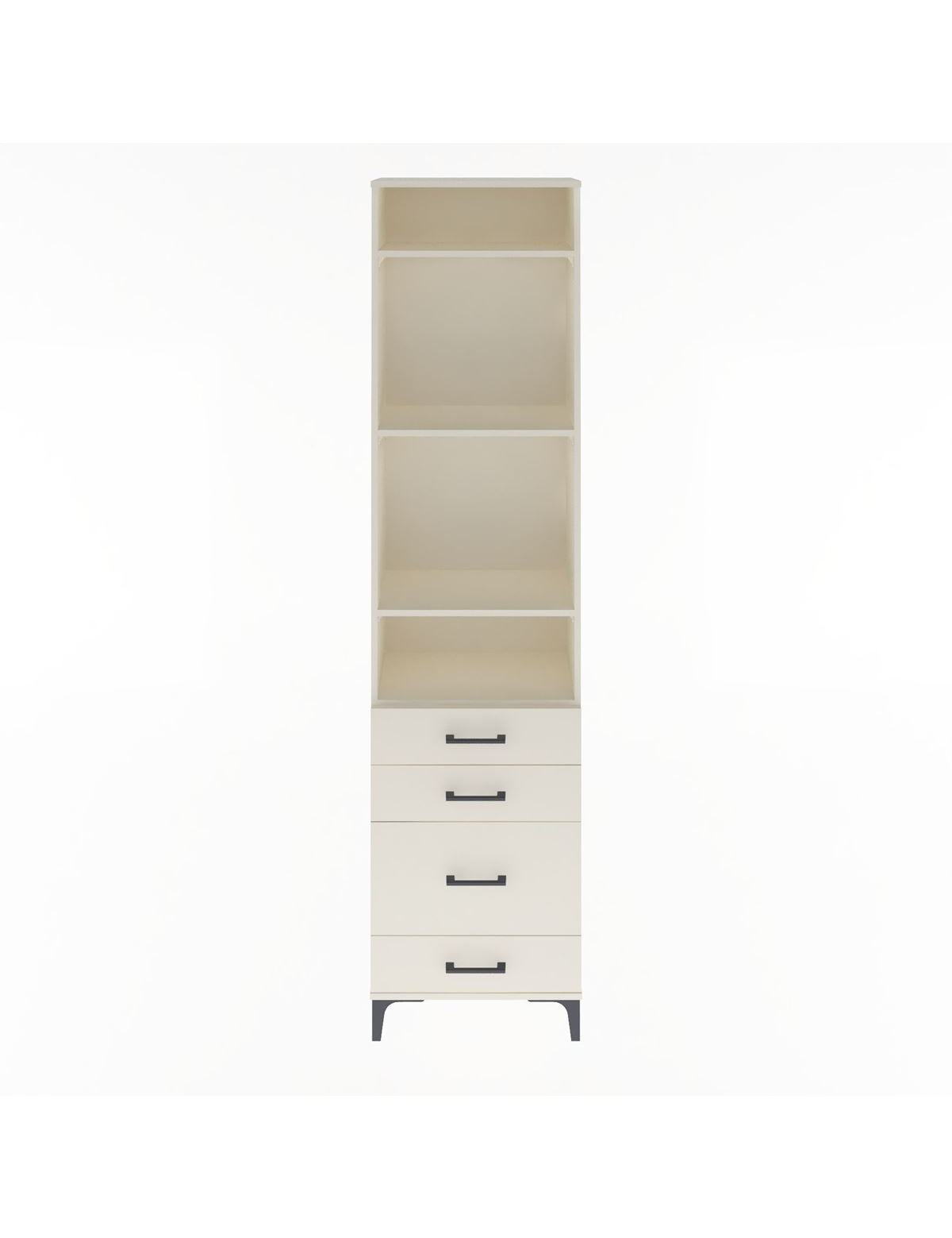 Arges Dolap 4 Raflı 4 Çekmeceli 60x30x243 Aytaşı-Aytaşı