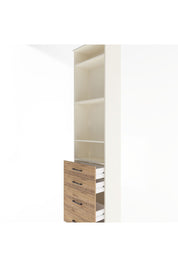 Arges Dolap 4 Raflı 4 Çekmeceli 60x30x243 Aytaşı-Çam