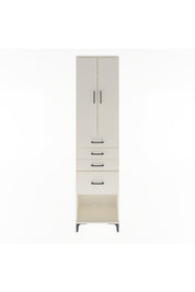 Arges Dolap 3 Raflı 4 Çekmeceli 2 Kapaklı 60x30x243 - S32M025V1A