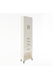 Arges Dolap 3 Raflı 4 Çekmeceli 2 Kapaklı 60x30x243 Aytaşı-Aytaşı