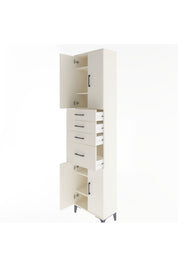 Arges Dolap 5 Raflı 4 Çekmeceli 4 Kapaklı 60x30x243 - S32M026V1A