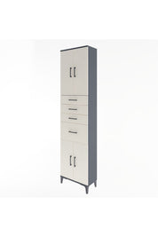 Arges Dolap 5 Raflı 4 Çekmeceli 4 Kapaklı 60x30x243 - S32M026V4A