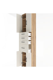 Arges Dolap 5 Raflı 4 Çekmeceli 4 Kapaklı 60x30x243 - S32M026V7A