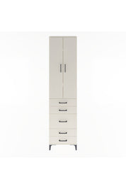 Arges Dolap 4 Raflı 5 Çekmeceli 2 Kapaklı 60x30x243 Aytaşı-Aytaşı