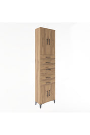 Arges Dolap 2 Raflı 5 Çekmeceli 4 Kapaklı 60x30x243 - S32M029V9A