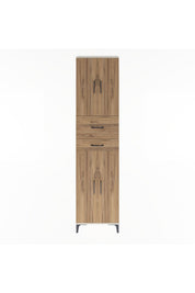 Arges Dolap 4 Raflı 2 Çekmeceli 4 Kapaklı 60x30x243 - S32M032V3A